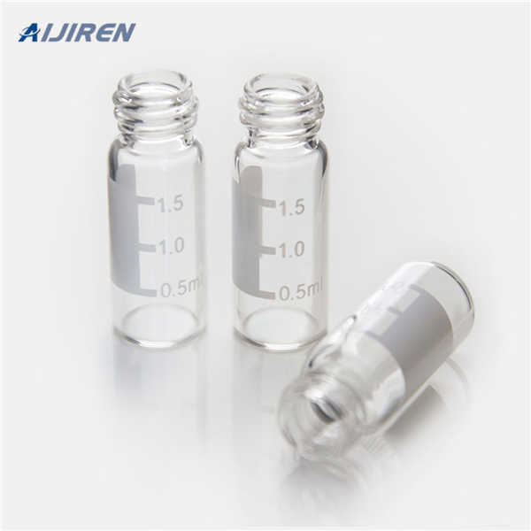 9mm vial for hplc with label VWR